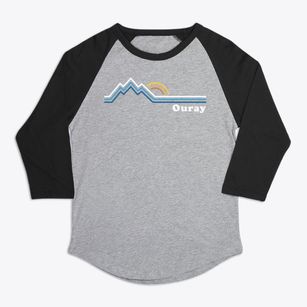 Ouray Utah Mountain View Premium Baseball Tee