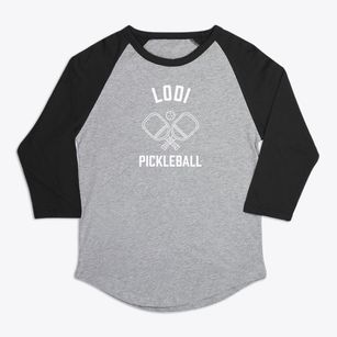 Lodi Pennsylvania Pickleball Premium Baseball Tee