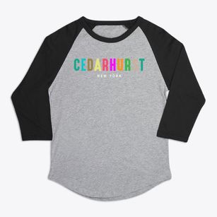 Cedarhurst New York Color Pop Premium Baseball Tee