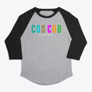 Cos Cob Connecticut Color Pop Premium Baseball Tee