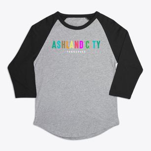 Ashland City Tennessee Color Pop Premium Baseball Tee