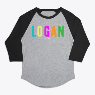 Logan Utah Color Pop Premium Baseball Tee
