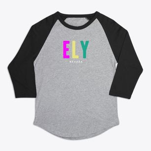 Ely Nevada Color Pop Premium Baseball Tee