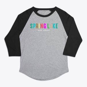 Spring Lake New Jersey Color Pop Premium Baseball Tee