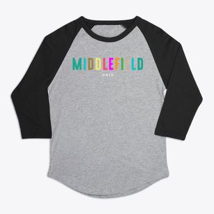Middlefield Ohio Color Pop Premium Baseball Tee