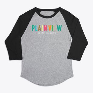 Plain View North Carolina Color Pop Premium Baseball Tee
