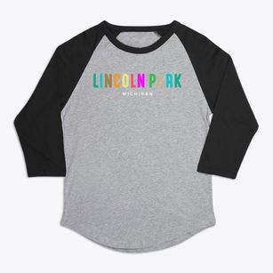 Lincoln Park Michigan Color Pop Premium Baseball Tee