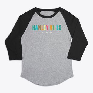 Hanley Hills Missouri Color Pop Premium Baseball Tee