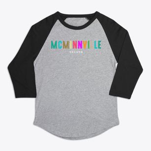 Mcminnville Oregon Color Pop Premium Baseball Tee