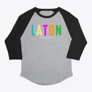 Laton California Color Pop Premium Baseball Tee