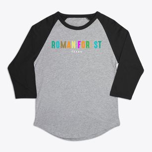Roman Forest Texas Color Pop Premium Baseball Tee