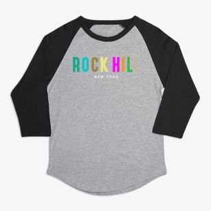 Rock Hill New York Color Pop Premium Baseball Tee
