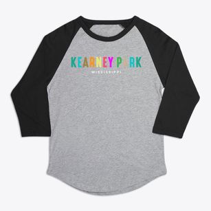 Kearney Park Mississippi Color Pop Premium Baseball Tee