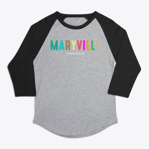 Maryville Tennessee Color Pop Premium Baseball Tee