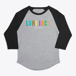 Lone Jack Missouri Color Pop Premium Baseball Tee