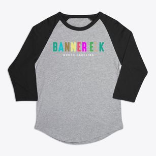Banner Elk North Carolina Color Pop Premium Baseball Tee
