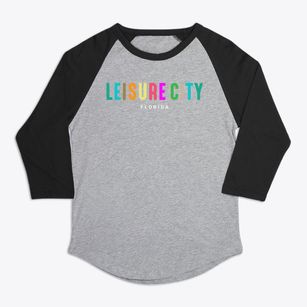 Leisure City Florida Color Pop Premium Baseball Tee