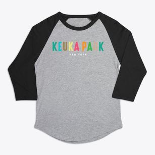 Keuka Park New York Color Pop Premium Baseball Tee