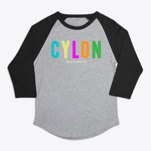 Cylon Wisconsin Color Pop Premium Baseball Tee