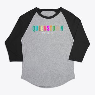 Queenstown Maryland Color Pop Premium Baseball Tee