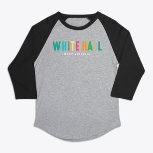 White Hall West Virginia Color Pop Premium Baseball Tee