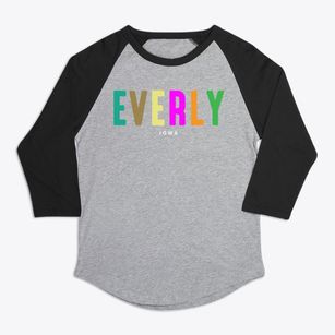 Everly Iowa Color Pop Premium Baseball Tee