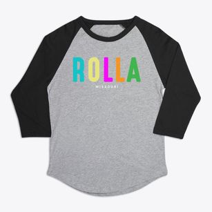 Rolla Missouri Color Pop Premium Baseball Tee