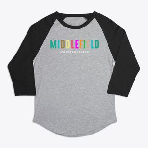 Middlefield Massachusetts Color Pop Premium Baseball Tee