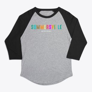 Summersville Missouri Color Pop Premium Baseball Tee