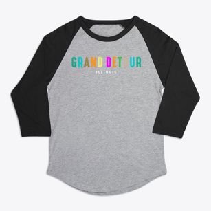 Grand Detour Illinois Color Pop Premium Baseball Tee