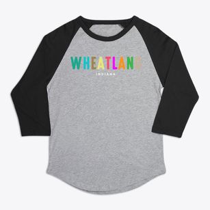 Wheatland Indiana Color Pop Premium Baseball Tee