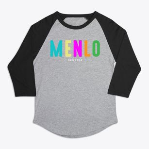 Menlo Georgia Color Pop Premium Baseball Tee