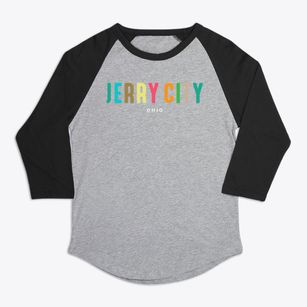 Jerry City Ohio Color Pop Premium Baseball Tee