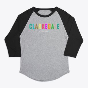Clarkedale Arkansas Color Pop Premium Baseball Tee