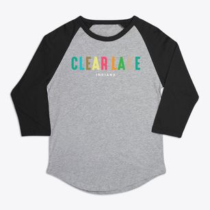 Clear Lake Indiana Color Pop Premium Baseball Tee