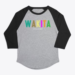 Wakita Oklahoma Color Pop Premium Baseball Tee