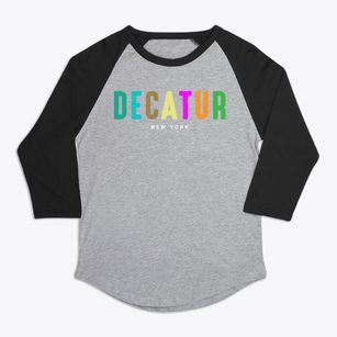 Decatur New York Color Pop Premium Baseball Tee