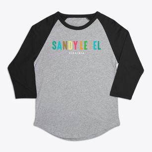 Sandy Level Virginia Color Pop Premium Baseball Tee
