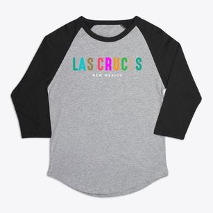 Las Cruces New Mexico Color Pop Premium Baseball Tee
