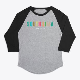 South Lima New York Color Pop Premium Baseball Tee