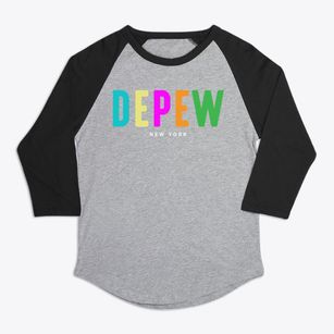 Depew New York Color Pop Premium Baseball Tee