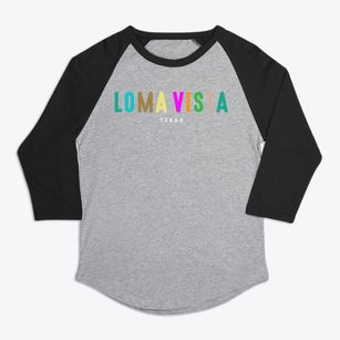 Loma Vista Texas Color Pop Premium Baseball Tee