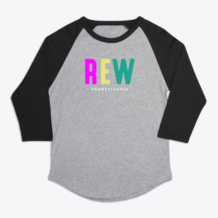 Rew Pennsylvania Color Pop Premium Baseball Tee