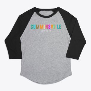 Cumminsville New York Color Pop Premium Baseball Tee