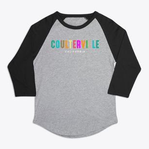 Coulterville California Color Pop Premium Baseball Tee