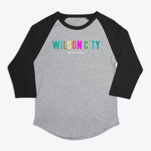 Wilson City Missouri Color Pop Premium Baseball Tee