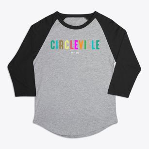 Circleville Ohio Color Pop Premium Baseball Tee
