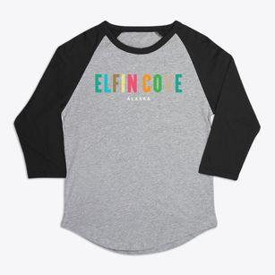 Elfin Cove Alaska Color Pop Premium Baseball Tee