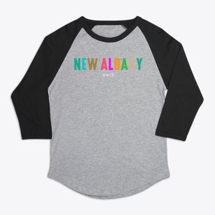 New Albany Ohio Color Pop Premium Baseball Tee