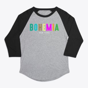 Bohemia New York Color Pop Premium Baseball Tee